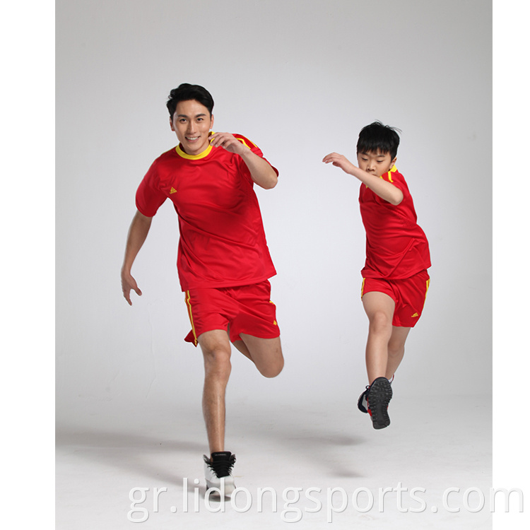 Κενό προσαρμοσμένο jersey ομοιόμορφη σύνθεση νέων ποδοσφαιρικών ποδοσφαιρικών ποδοσφαιρικών πουκάμισα που φτιάχθηκαν στην Κίνα